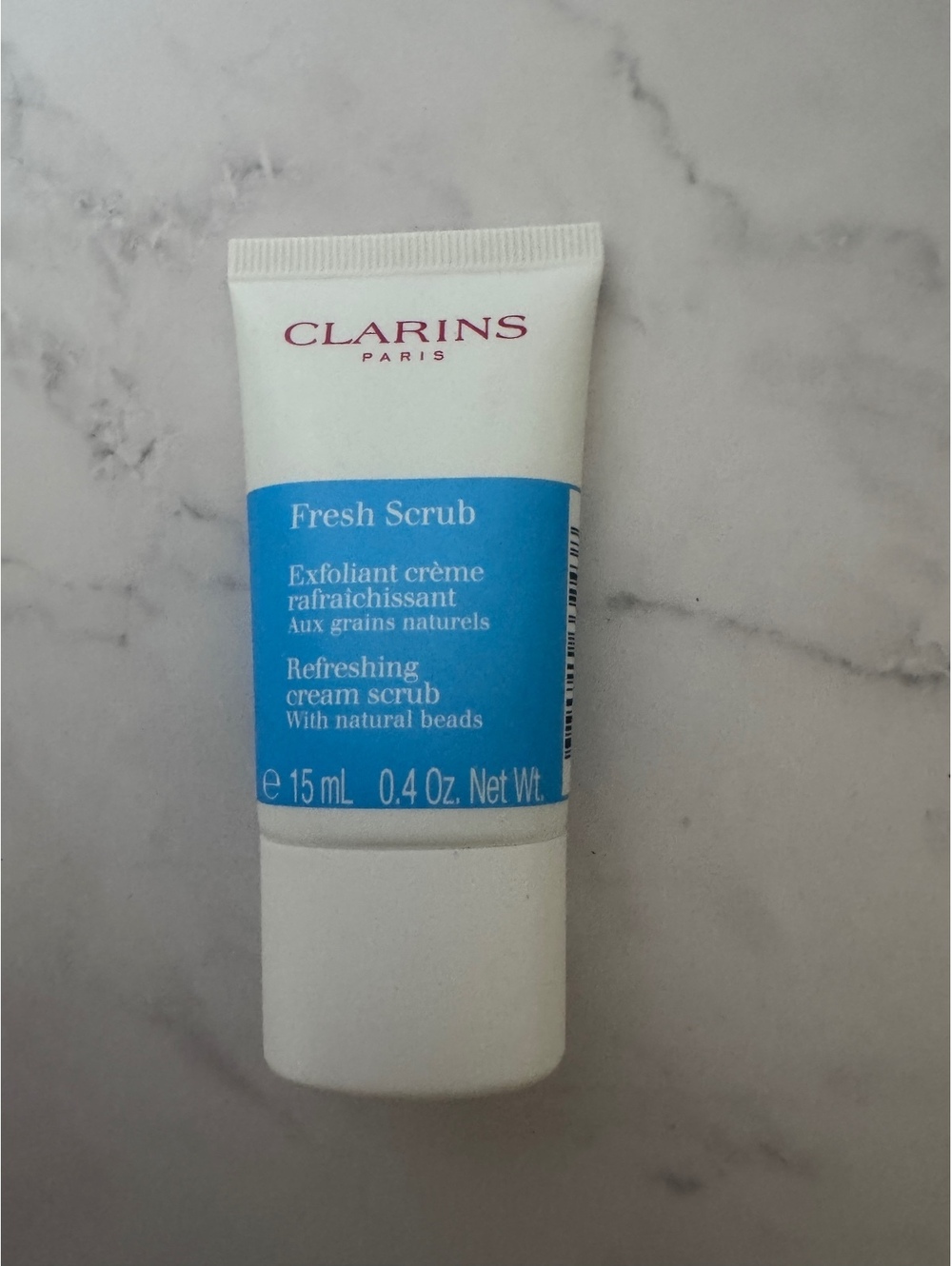 Clarins Fresh Scrub Refreshing Cream Scrub 15mL 0.4 oz Travel Size